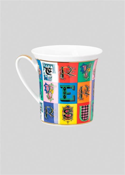 versace holiday alphabet|Versace alphabet mugs.